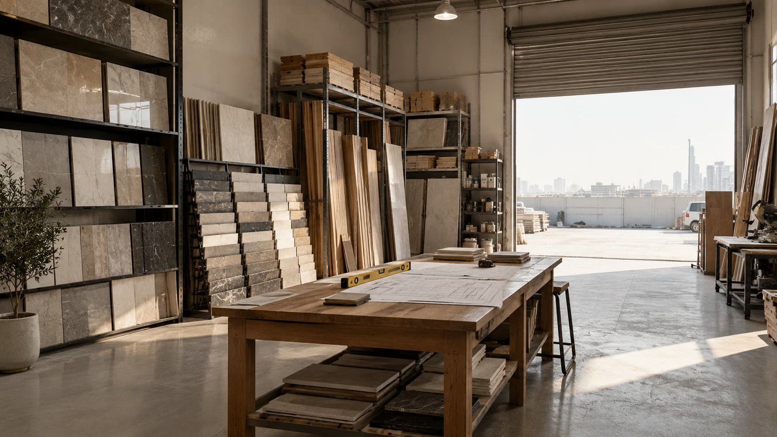 Mostreno workshop in Al Quoz, Dubai